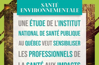 étude institut national de santé publique Québec